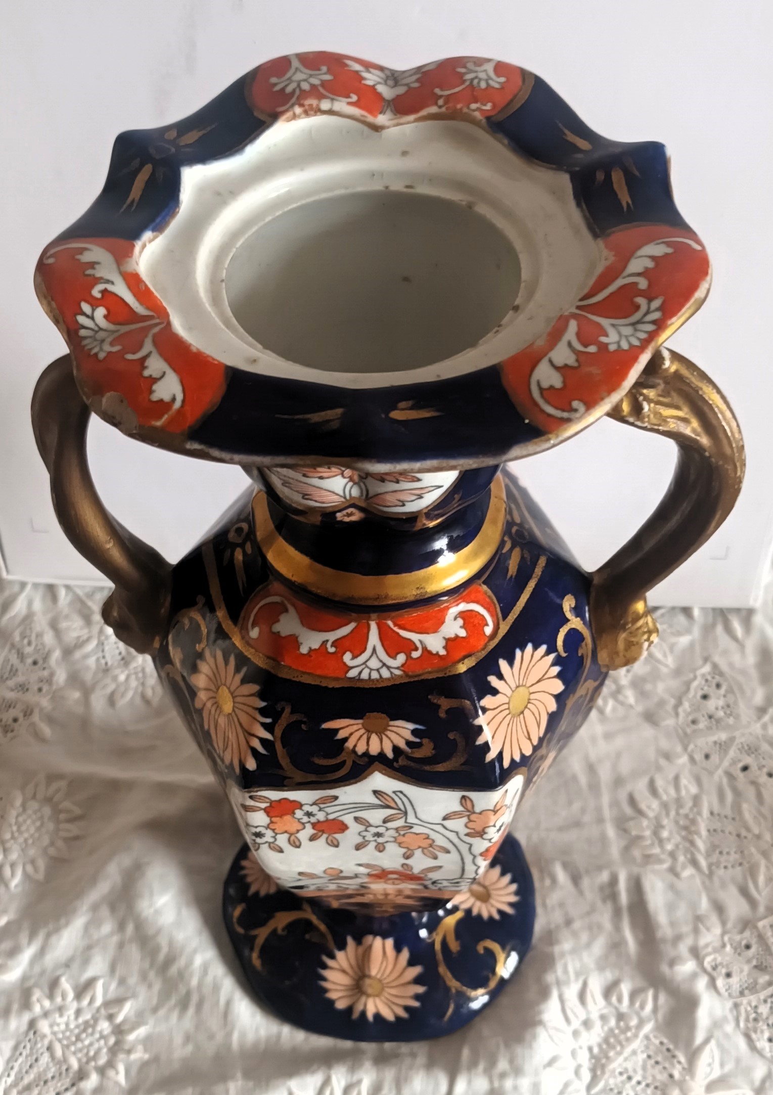 Antique English Georgian Mason’s Ironstone Vase Antique Ceramics 5